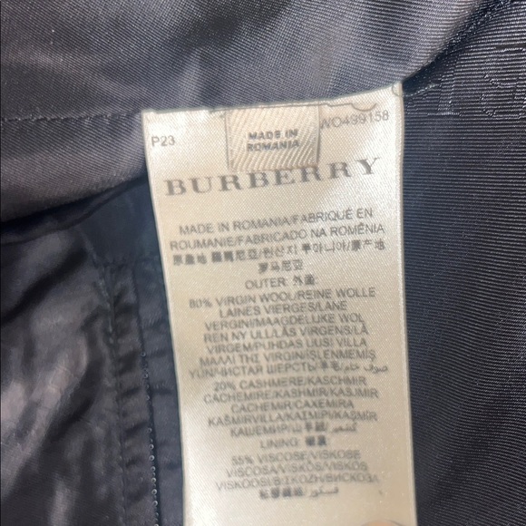Burberry Charcoal Wool Jacket - Picture 5 of 13